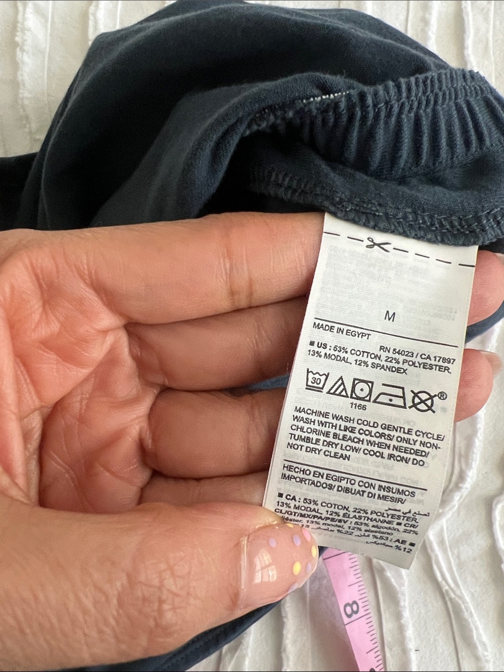 Old Navy Navy Short-Sleeve Ruched Side Athletic Crop Top - Picture 6 of 6